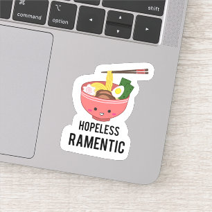 Hopeless Ramen-tic Kawaii Ramen Pun Noodles