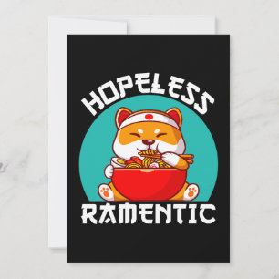 Hopeless Ramentic Corgi Dog Anime Holiday Card