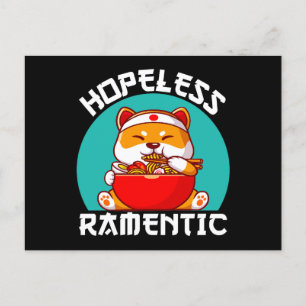 Hopeless Ramentic Corgi Dog Anime Postcard