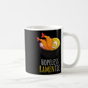 Hopeless Ramentic Cute Kawaii Ramen Noodles Pun  Coffee Mug