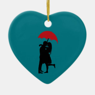 Hopeless Romantic Ceramic Ornament