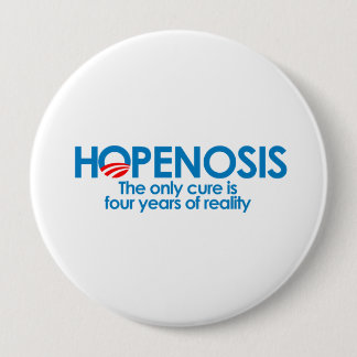Hopenosis and four years of reality 4 inch round button