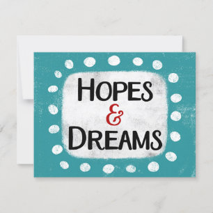 Hopes & Dreams Greeting Card