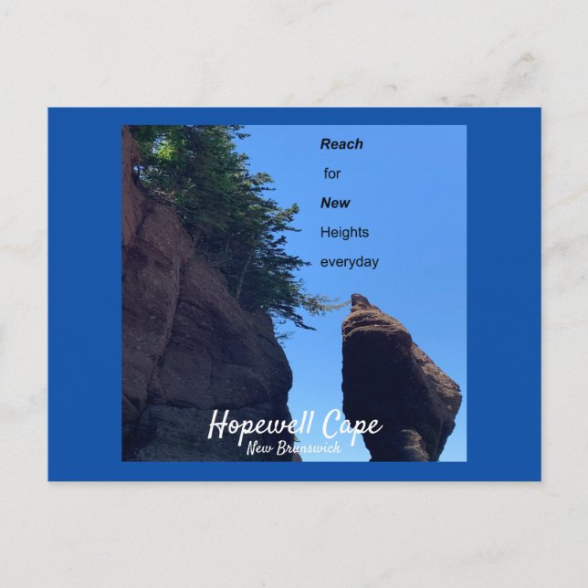 Hopewell Cape New Brunswick Postcard (Front)