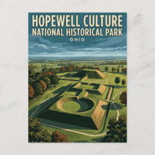Hopewell Culture National Historical Park USA Postcard