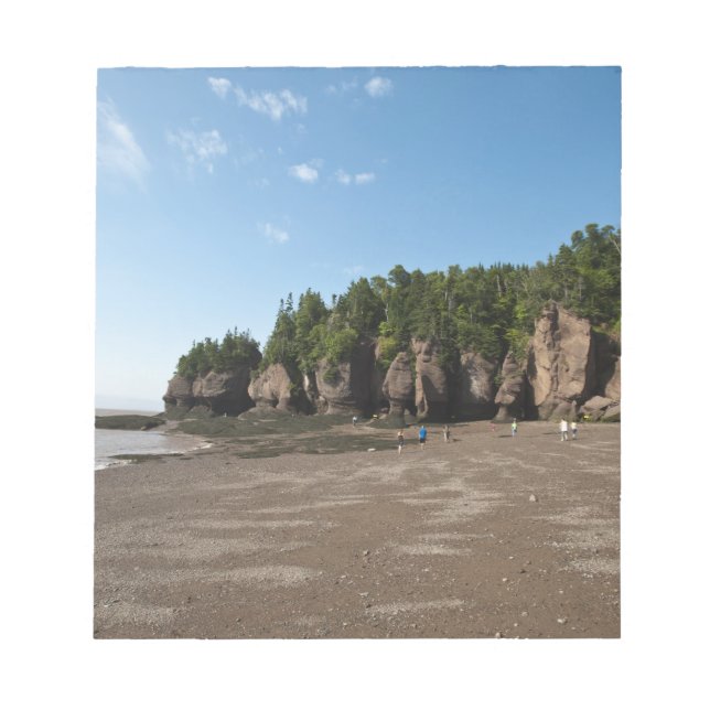 Hopewell Rocks and The Ocean Tidal Exploration Notepad (Front)