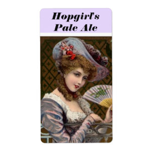 Hopgirl Hopgirl's Pale Ale Pretty Woman Beer Label