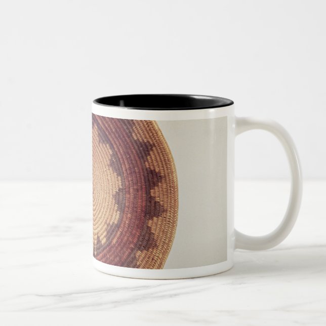 Hopi basket Two-Tone coffee mug (Right)