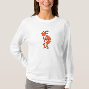 Hopi Flute Player - Southwest Indian Design T-Shirt