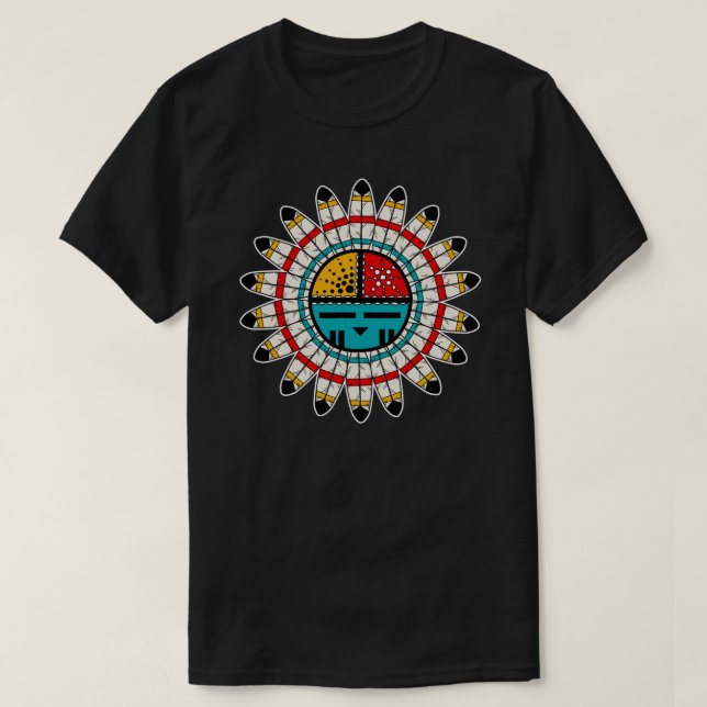 Hopi Kachina Native American Classic T-Shirt.png T-Shirt (Design Front)