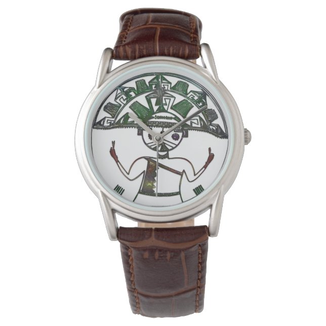 HOPI Native American Folk Art Watch (Front)