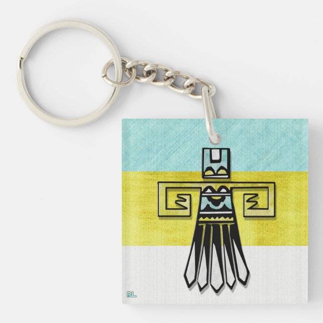 HOPI Pride Native American Tribal Keychain (Front)