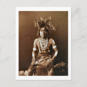 Hopi Snake Priest ca. 1900 Postcard
