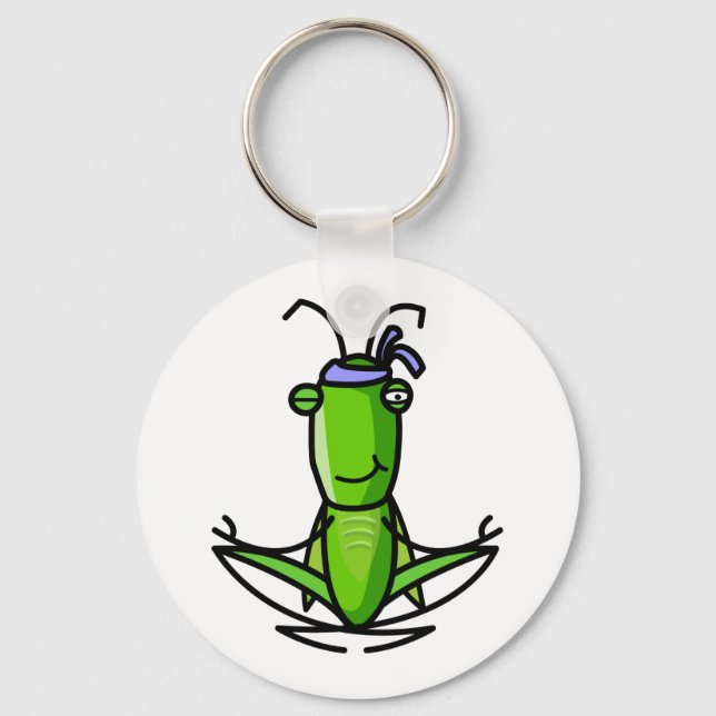 hopper_meditating_Keychain Keychain (Front)