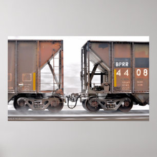 Hoppers in Snow Poster