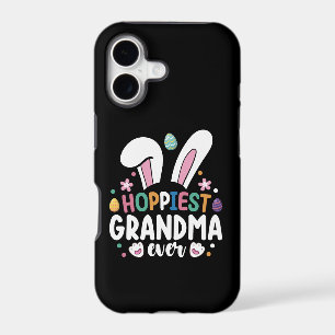 Hoppiest Grandma Ever Mom Family Easter Bunny Eggs