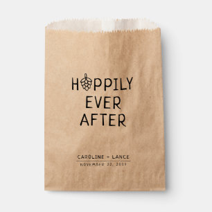 Hoppily Ever After Beer Co-Ed Wedding Shower Favour Bag