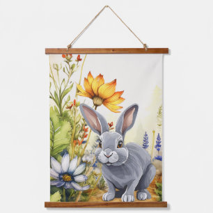 HOPPING DOWN THE BUNNY TRAIL HANGING TAPESTRY