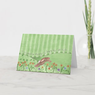 Hopping High - Greeting Card