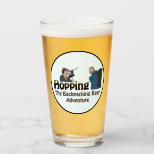 Hopping verre de bière