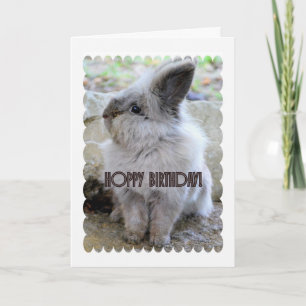Hoppy Birthday Bunny Card