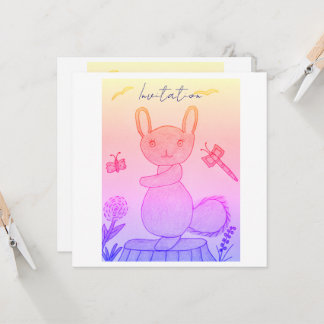 Hoppy Birthday Invitation