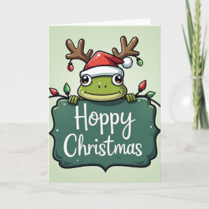 Hoppy Christmas Card