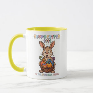 Hoppy Easter 2025: The Year of the Snake Surprise! Mug