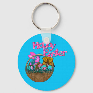 Hoppy Easter Basket Keychain