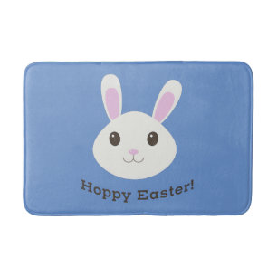 Hoppy Easter Bunny Bath Mat