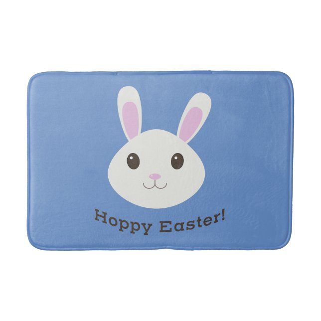 Hoppy Easter Bunny Bath Mat (Front)