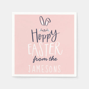 HOPPY EASTER BUNNY NAPKIN
