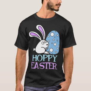 Hoppy Easter Day Bunny And Easter Egg T-Shirt