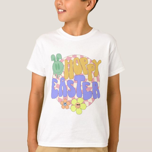 Hoppy Easter - Easter  T-Shirt (Front)
