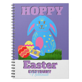 Hoppy Easter Everybunny Notebook