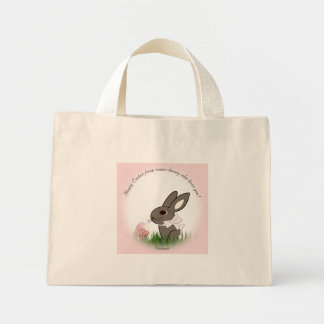 Hoppy Easter from some-bunny who loves you! Bunny Mini Tote Bag