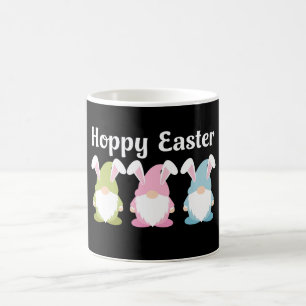 Hoppy Easter Funny Bunny Ears Gnome Coffee Mug
