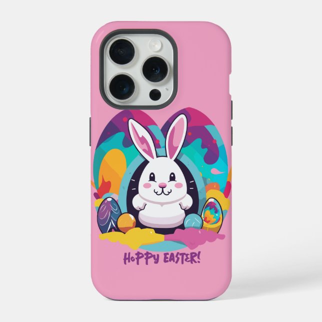 Hoppy Easter! iPhone Case (Back)