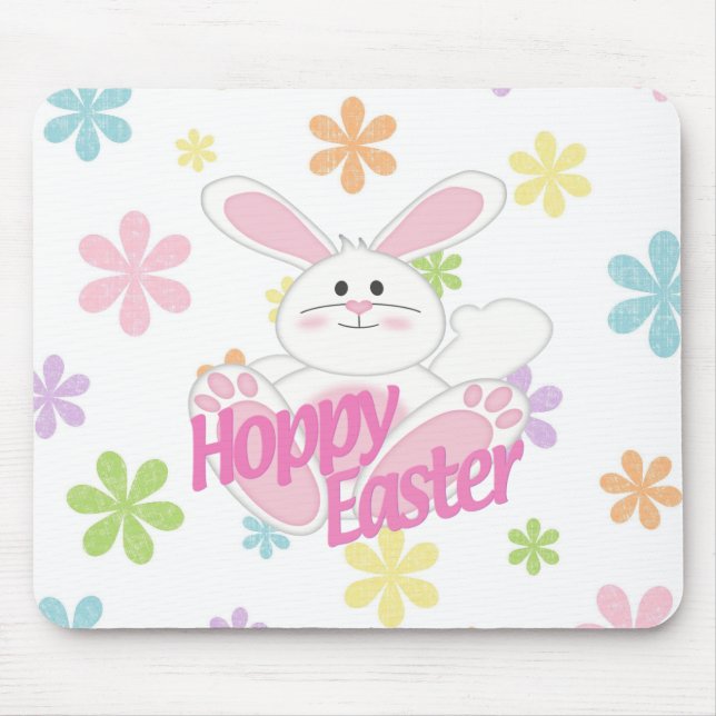Hoppy Easter Mouse Pad (Front)