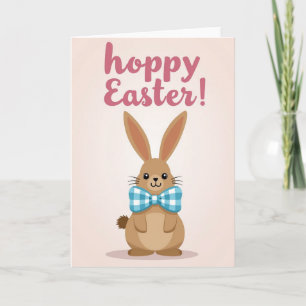 Hoppy Easter Rabbit Friend Card