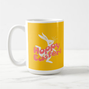 Hoppy Easter Retro Pink Orange Coffee Mug