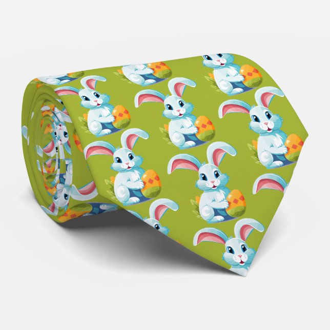 Hoppy Easter! Tie (Rolled)