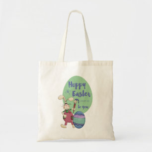 Hoppy Easter to you Artist Bunny Tote Bag