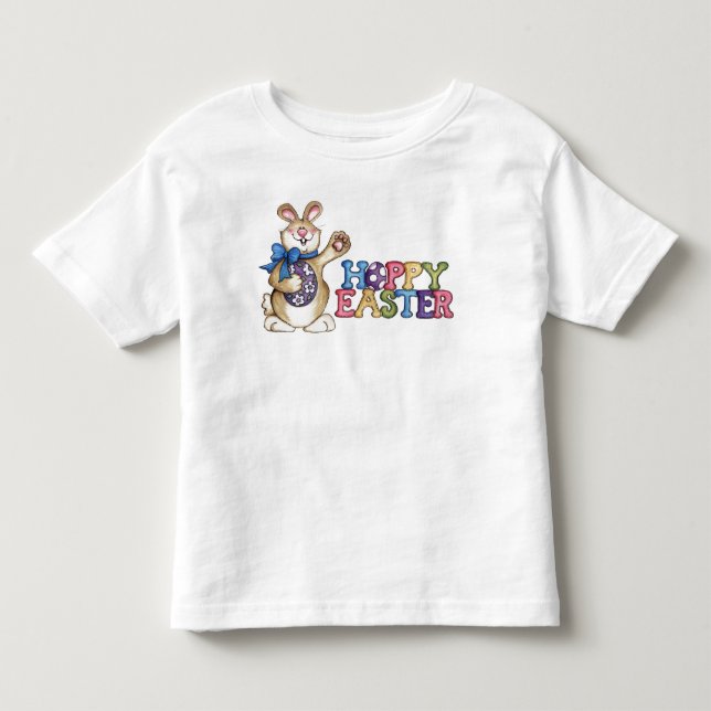 Hoppy Easter - Toddler T-shirt (Front)