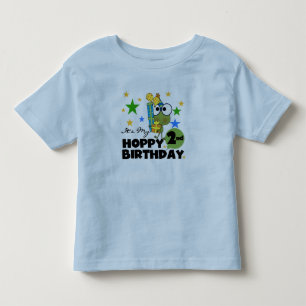 Hoppy Frog 2nd Birthday T-shirts and Gifts