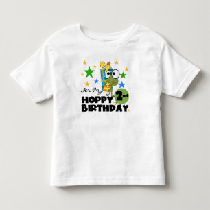 Hoppy Frog 2nd Birthday T-shirts and Gifts