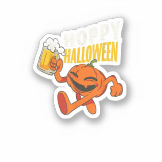 Hoppy Halloween Beer Drinking Pumpkin Halloween