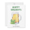 Hoppy Holidays Beer Mug Flat Holiday Card