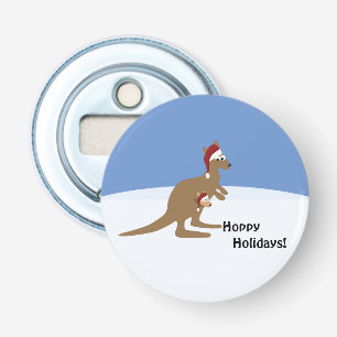 Hoppy Holidays Christmas Kangaroo Bottle Opener
