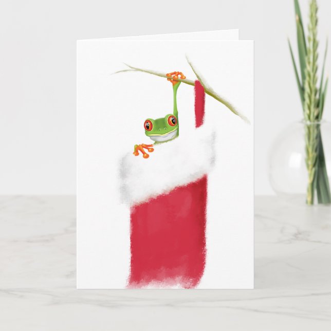 Hoppy Holidays Holiday Card (Front)